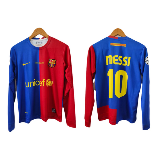 Messi Fc Barcelone Longe Sleeve Jersey