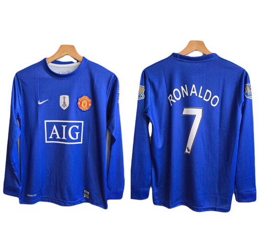 Manchester united third kit 2008/09 long sleeve