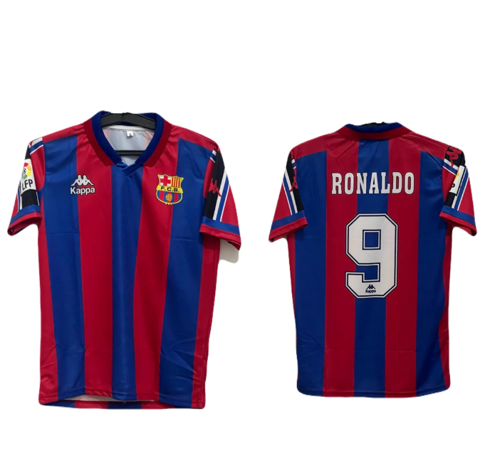 FC Barcelona 1996/97 Home Jersey – Ronaldo #9