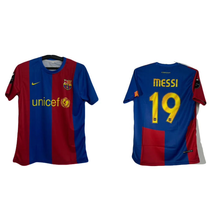 Messi Fc Barcelone Short Sleeve Jersey