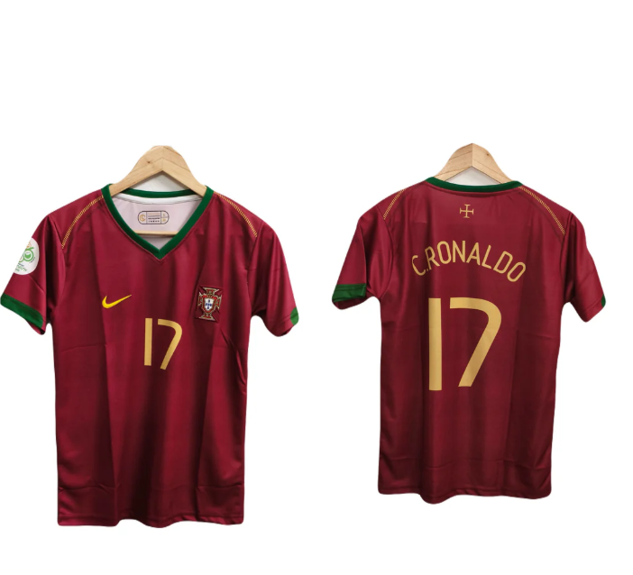 Portugal 2006 Home Jersey – Cristiano Ronaldo #17