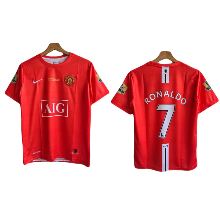 Best Retro jersey Ronaldo 2008 united UCL final edition short sleeve